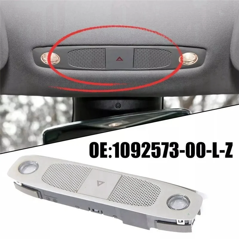 AU28- 1500237 -00-E إضاءة أمامية للسقف الداخلي للسيارة مع مخاطر لطراز تسلا 3 / Y جميع السلسلة