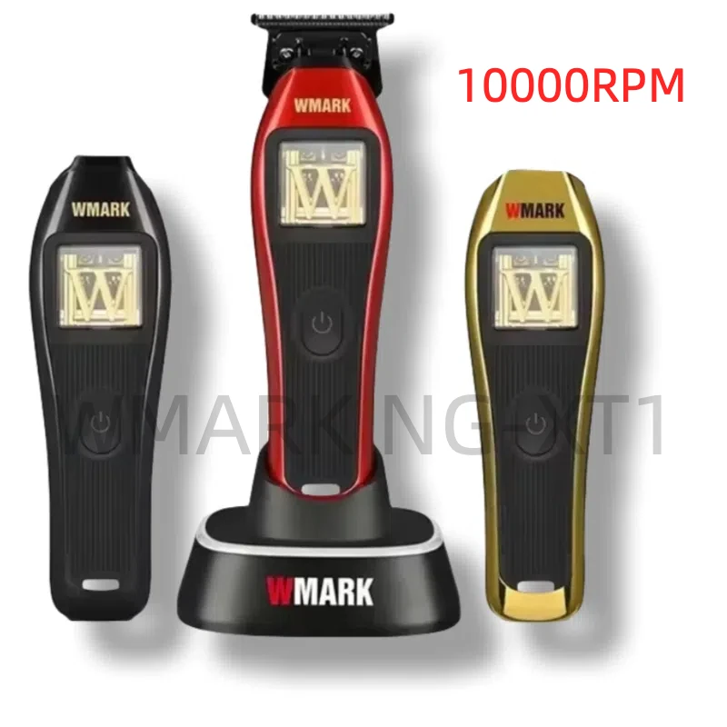 2024 WMARK NG-X1T men's hair sculpting clippers,Vector motor 10000RPM, 3 module skins,DLC Blade