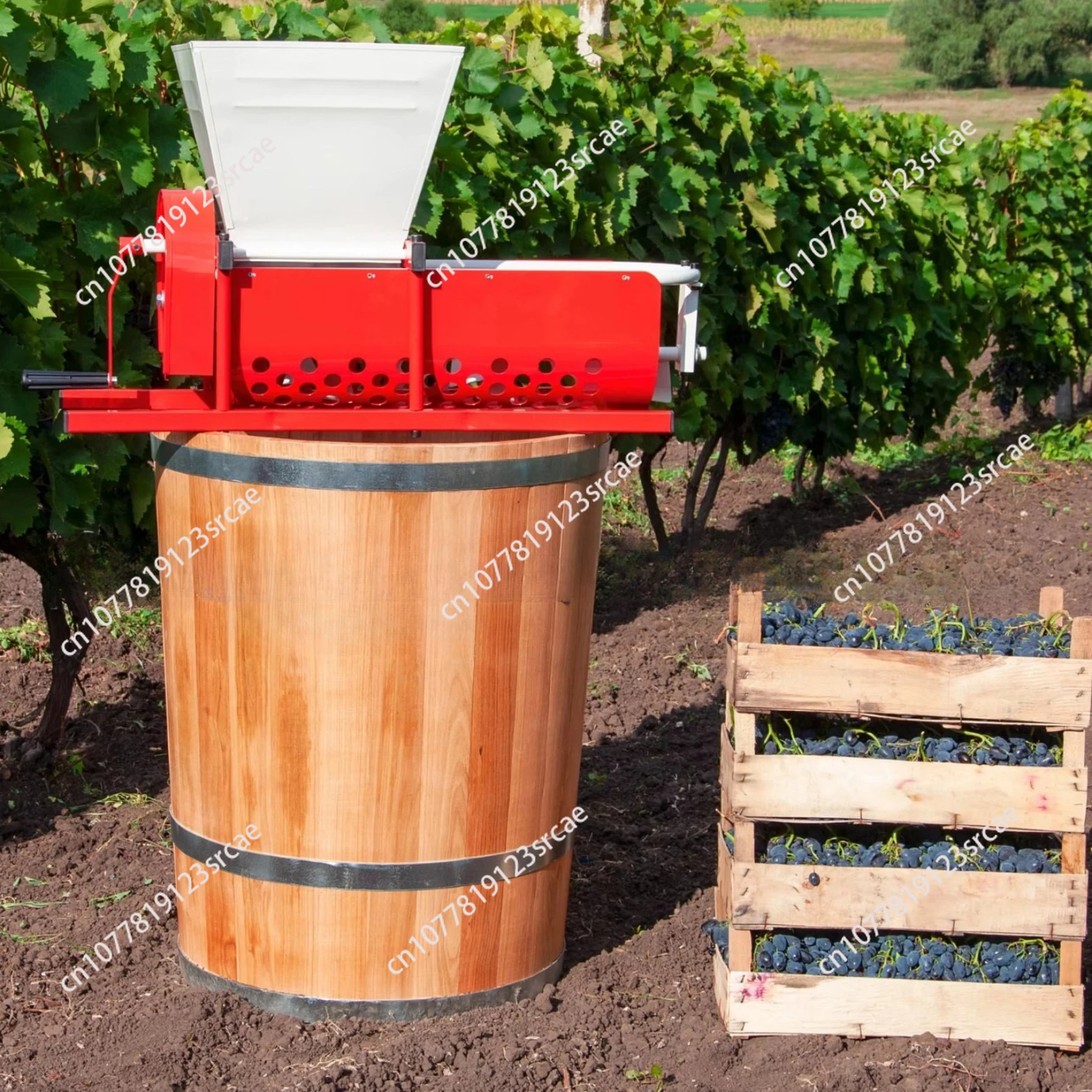

Large grape crusher grape stem separator grape crusher