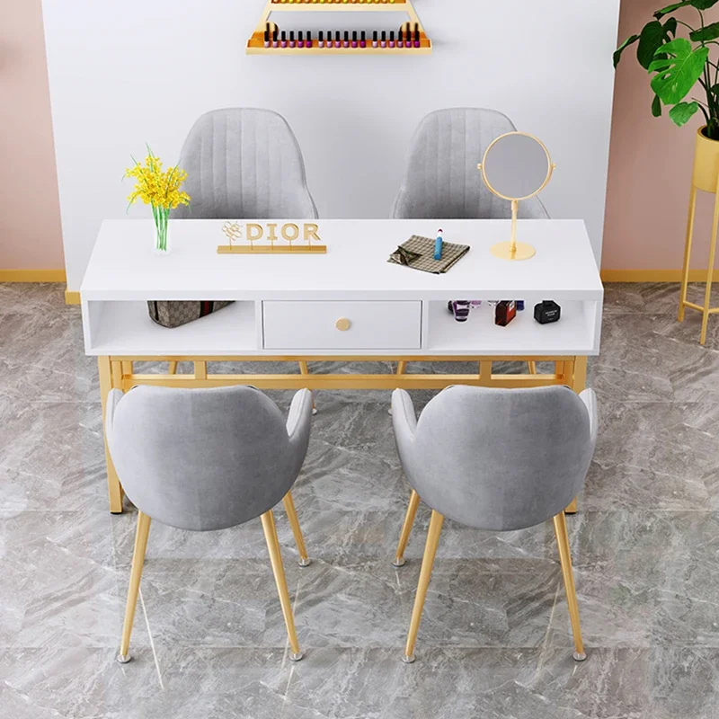 Nail Table Manicure And Chair Set Luxury Japanese Economy Nails Table Professional Design Mesa Manicura Aesthetic Furniture