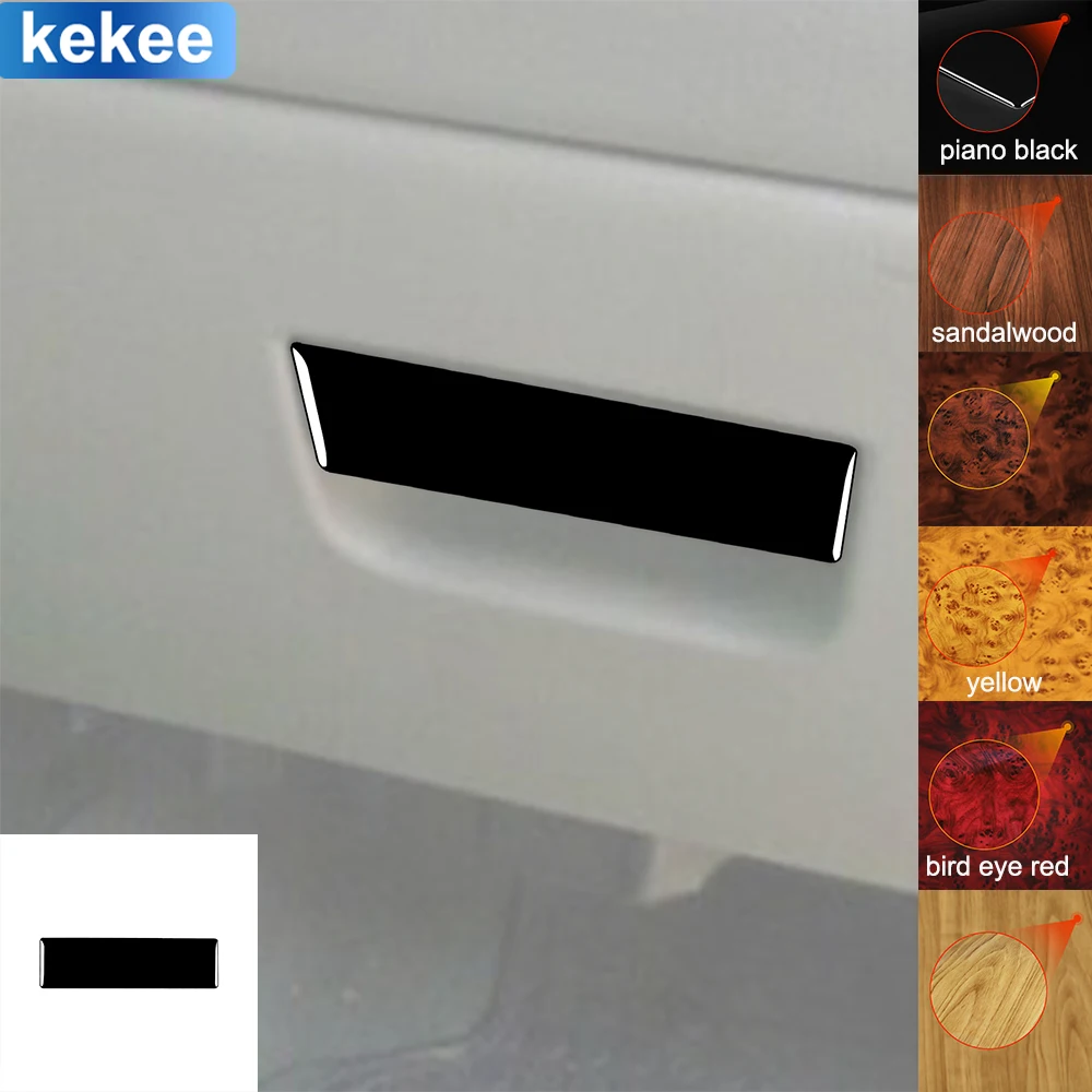 

For Frod F150 2004 2005 2006 2007 2008 Glove Box Handle Panel Cover Tuning Soft Piano Black Sticker Car Interior Accessories