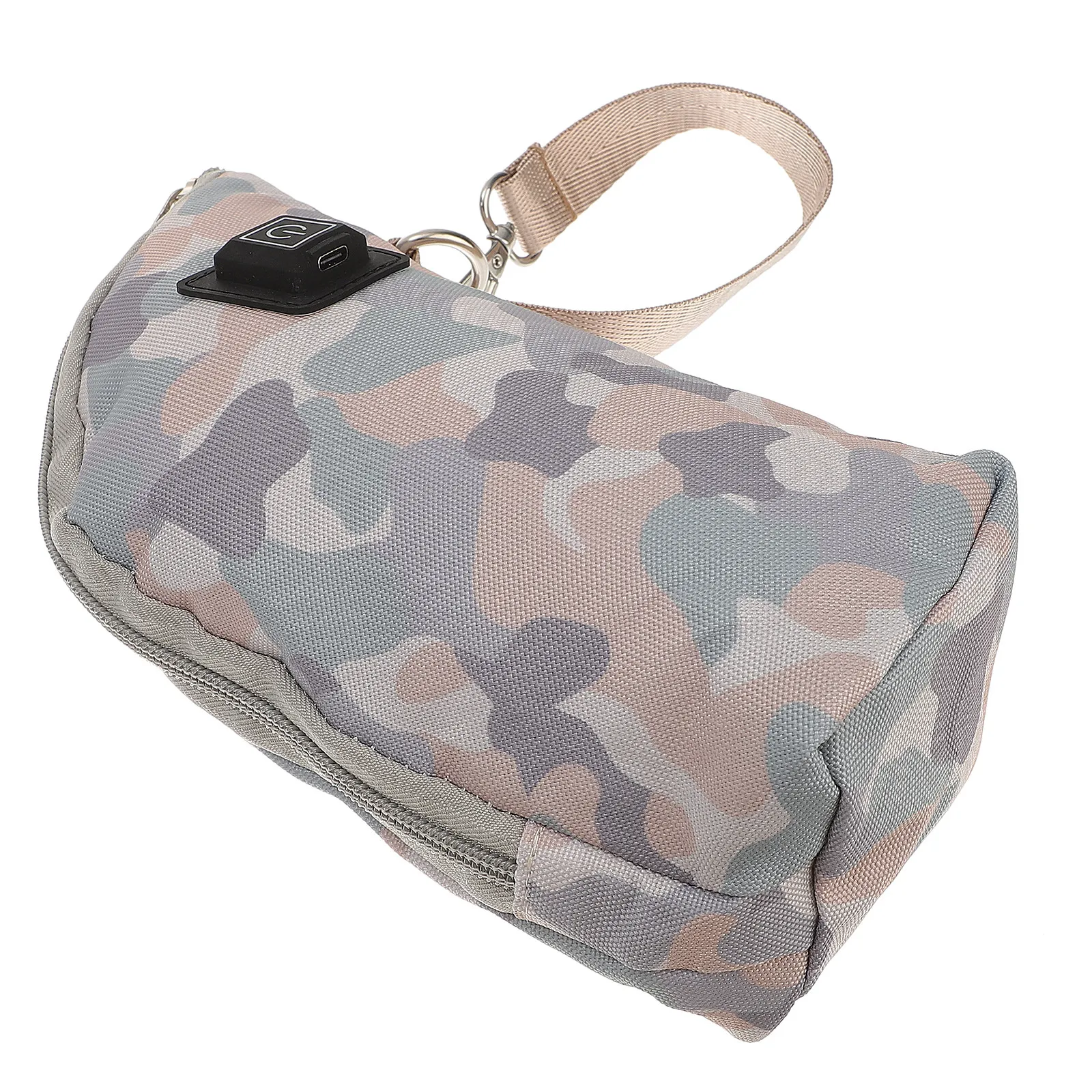

1Set Milk Bottle Warmer Pouch Zipper Design USB Charging Portable Car Heating Bag 3 Temperature Modes Feeding Bottle Thermal