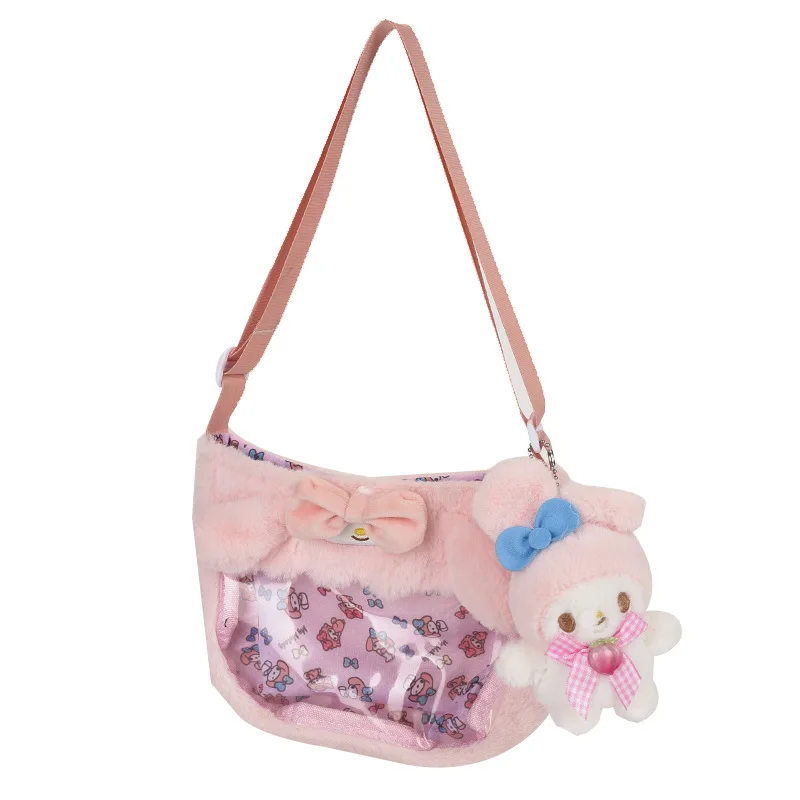 Sanrio New Cinnamoroll Babycinnamoroll Cartoon Handbag Large Capacity Lightweight Casual Shoulder Pad Cute One-Shoulder Backpack