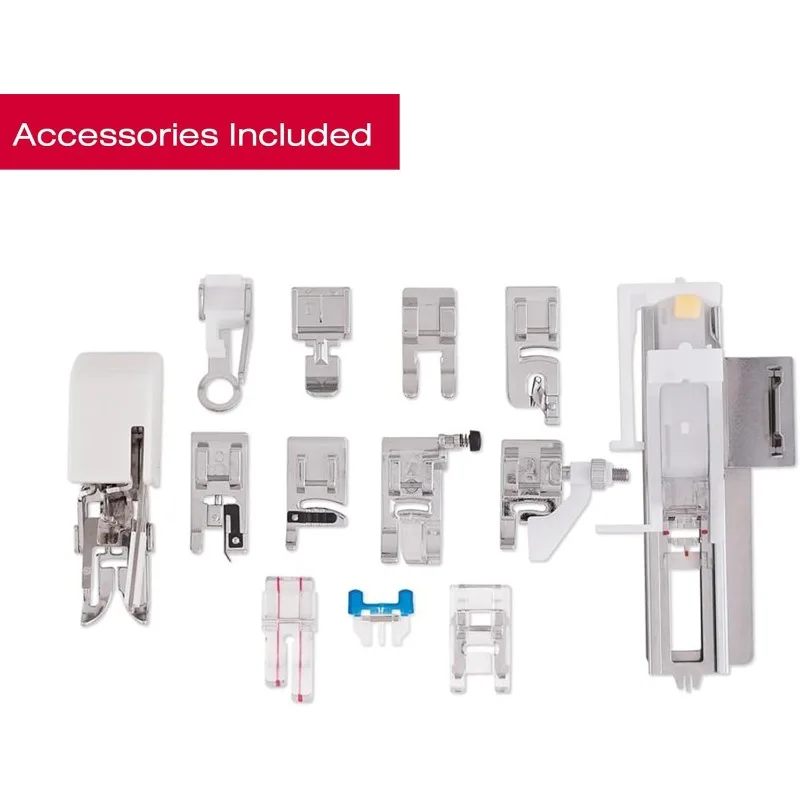 ماكينة خياطة وخياطة اللحف المحوسبة 9985 من Quantum Stylist مع مجموعة ملحقات |   أكثر من 1000 تطبيقًا للغرز، صورة مرآة