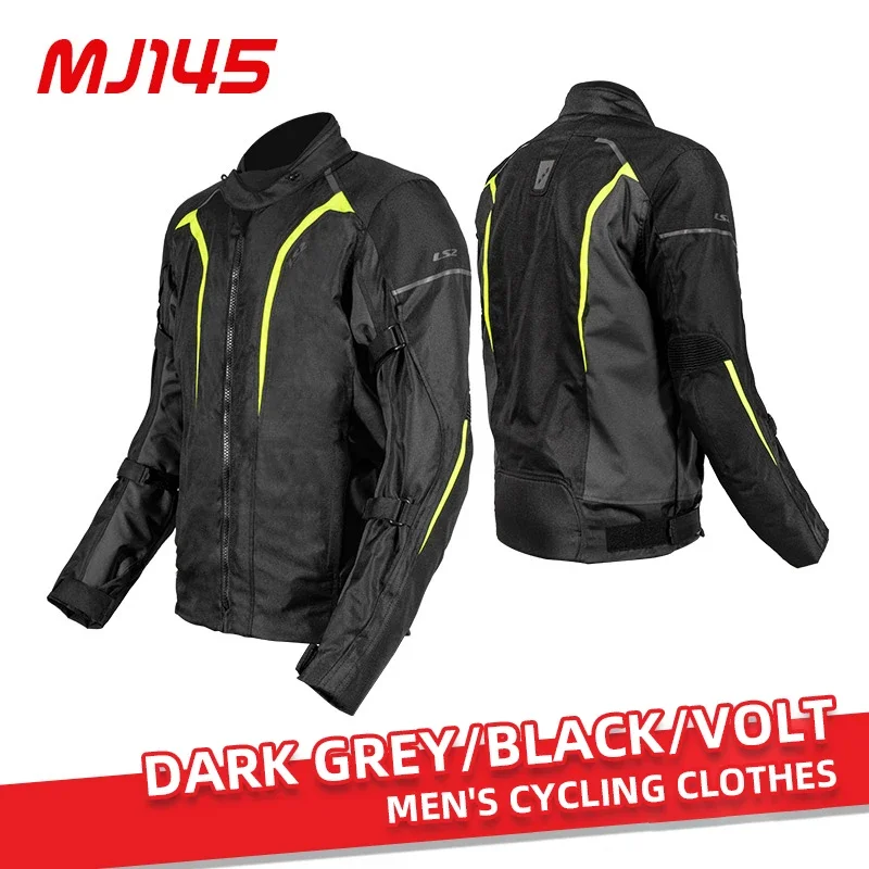 LS2 MJ145 MP140 Motorcycle Jacket Moto Racing Riding Pants Armor Breathable Men Women Motocross Soft Armor Clothing CE Certified