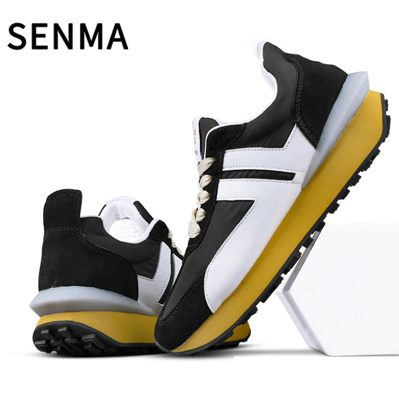 

SENMA Men's Shoes Chunky Sneakers Men's&Women's Running Shoes Fashion Casual Sport Shoes Breathable Height Increased Board Shoes