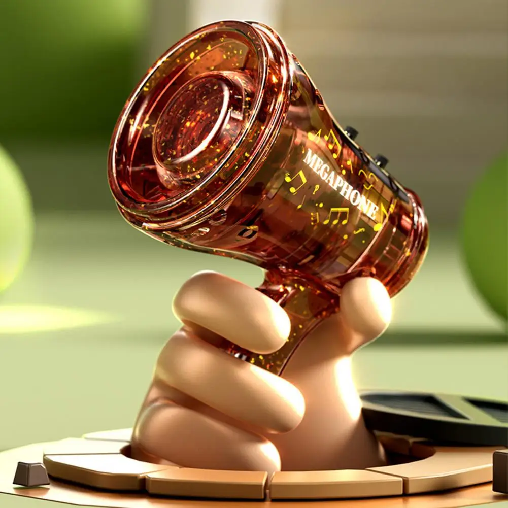 เครื่องบันทึกเสียงแบบพกพา Mini Horn พวงกุญแจบันทึกลําโพงมือถือเครื่องเล่นเพลงกระเป๋าจี้เสียงสําหรับงานปาร์ตี้สําหรับเด็ก