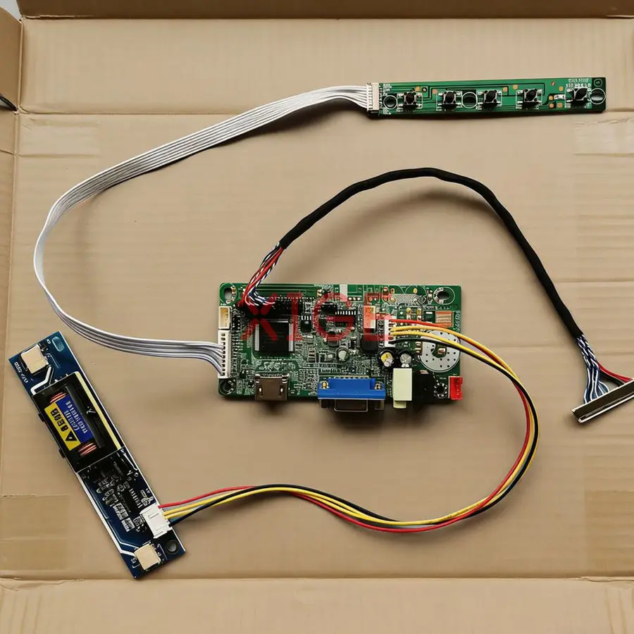 

Плата контроллера привода дисплея подходит для TX41D97VC1HAA TX41D97VC1GAA VGA HDMI-совместимый 30-контактный LVDS 1400*1050 1400x1050 2-CCFL Kit DIY