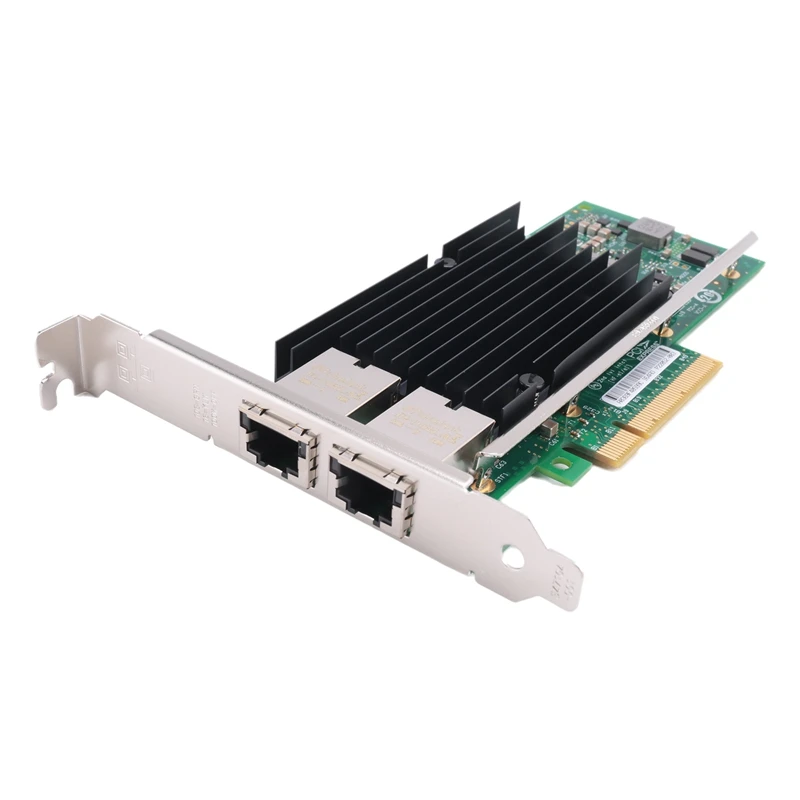 

Высокопроизводительная сетевая карта X540-T2 с набором чипсетов X540 10 Гбит/с, двухпортовая серверная сетевая карта PCI-Ex8 RJ45