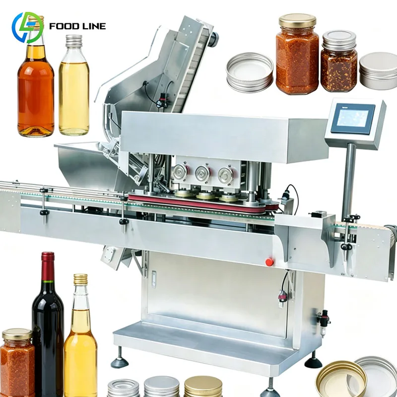 Bottle Capping Machine Automatic Screw Capper Equipment For Glass Bottle Production Customized