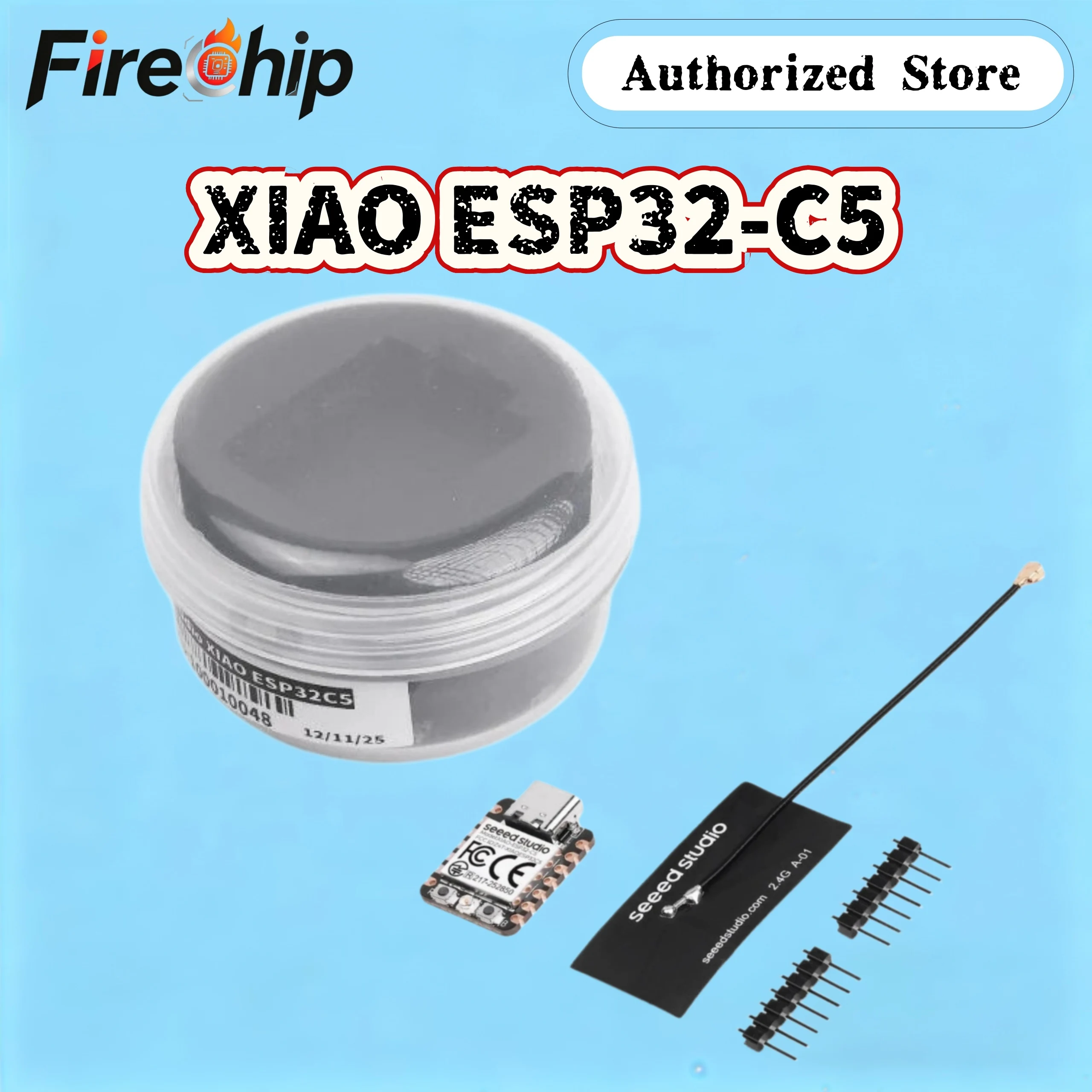 Seeed XIAO ESP32-C5 First XIAO 2.4GHz and 5GHz Dual-Band Wi-Fi 6, Bluetooth 5 (LE), IEEE 802.15.4 (Zigbee, Thread)