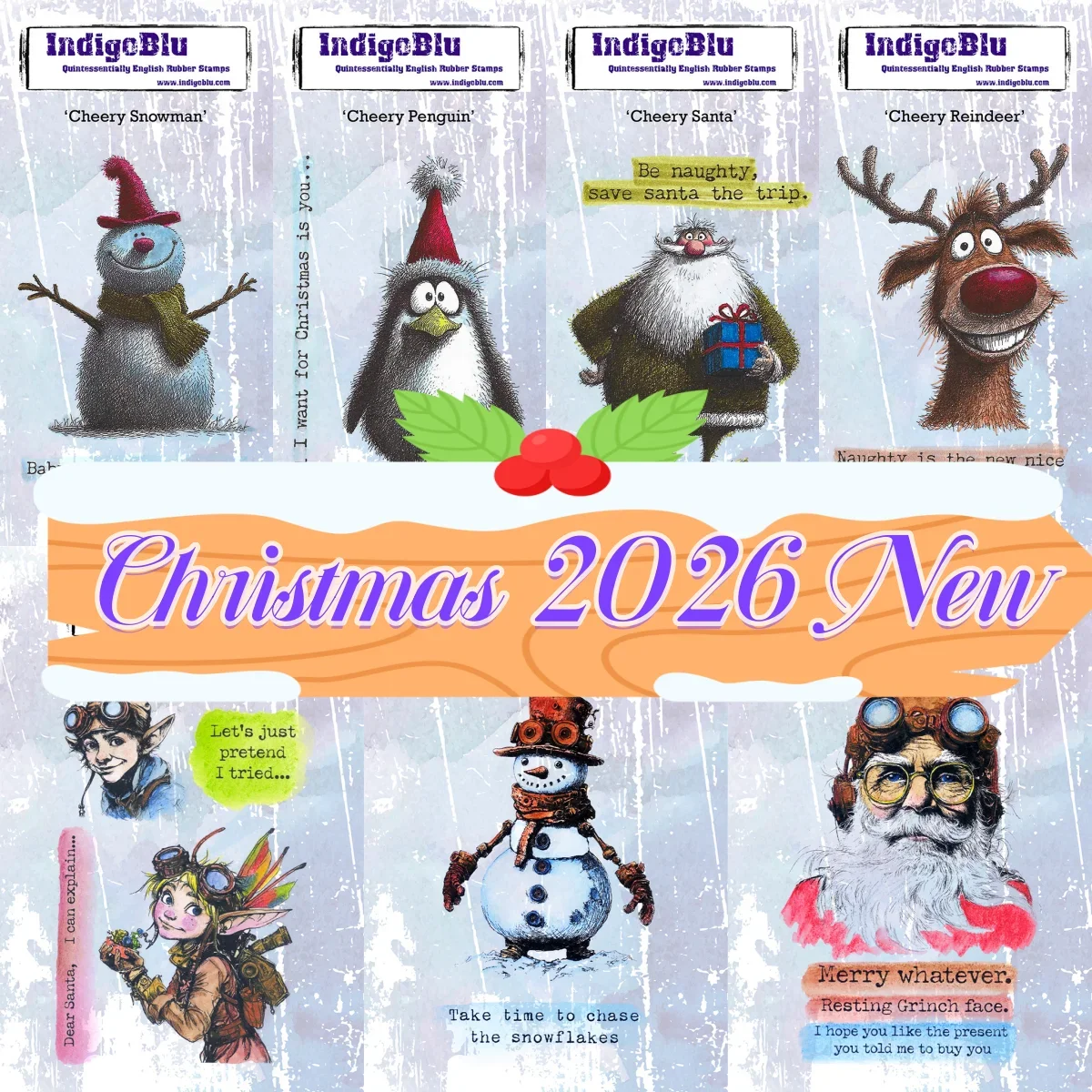Penguin Snowman Santa Clear Stamps DIY Scrapbook Embossed Handcraft Card Craft Template Supplie Decoration 2026 Christmas