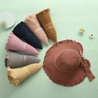 Spring Summer Foldable Sunshade Hat Women Big Brim Bucket Hat Breathable Sunscreen Cap Fisherman Hat Outdoor Beach Cap