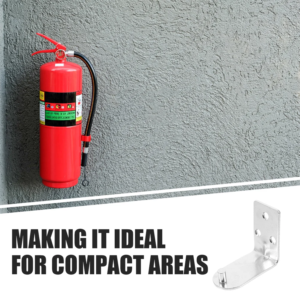 4pcs Fire Hook Mount Wall Mounted Bracket For Iron Holder Extinguisher Rack Heavy Duty Storage Rack Wall Hanger