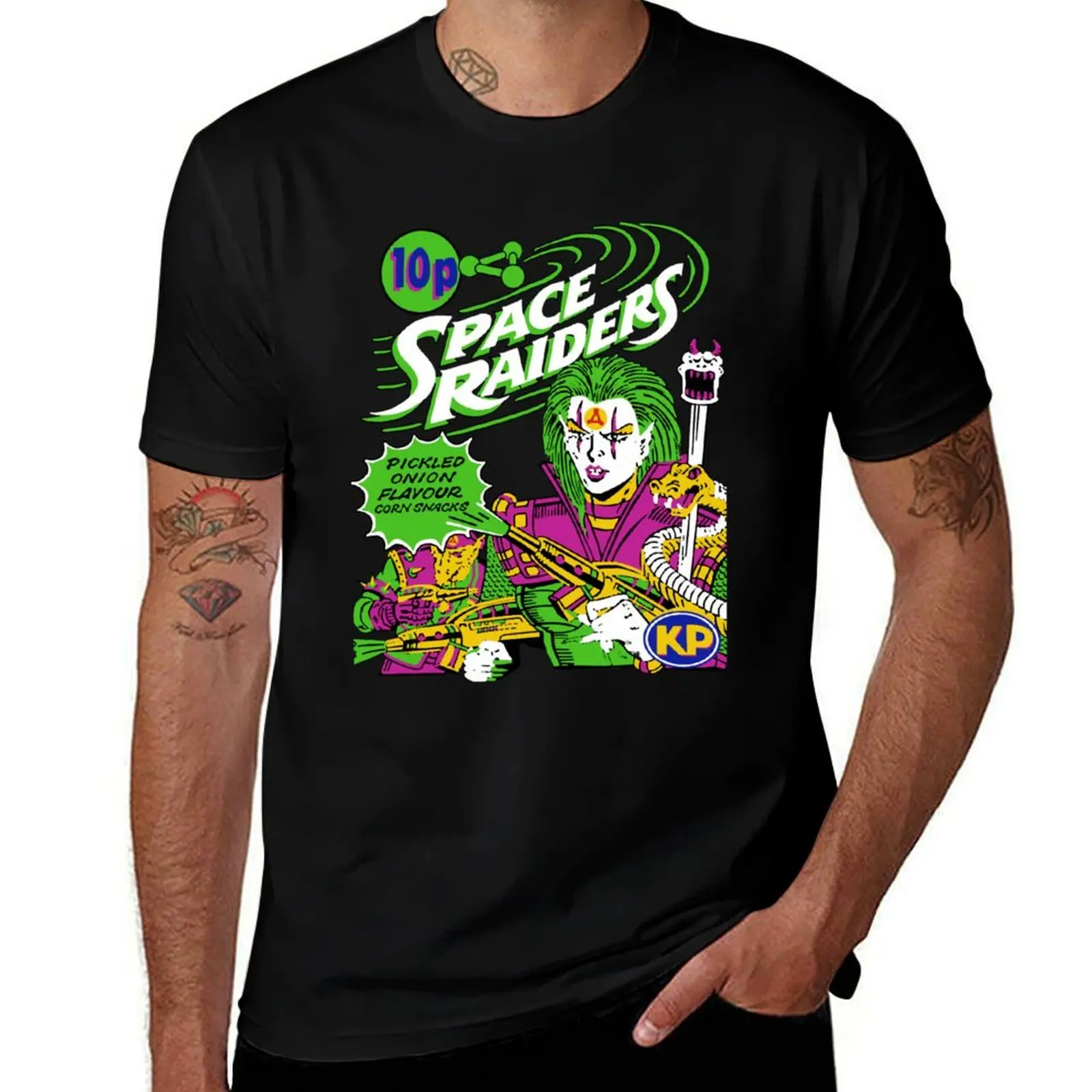 Space Raiders Essential T-Shirt Large Size Breathable Tee T-Shirt