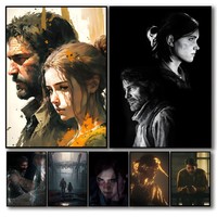 Retro The Last Of Us Part Self-adhesive Art Waterproof Paper Sticker Coffee House Bar Room Wall Decor