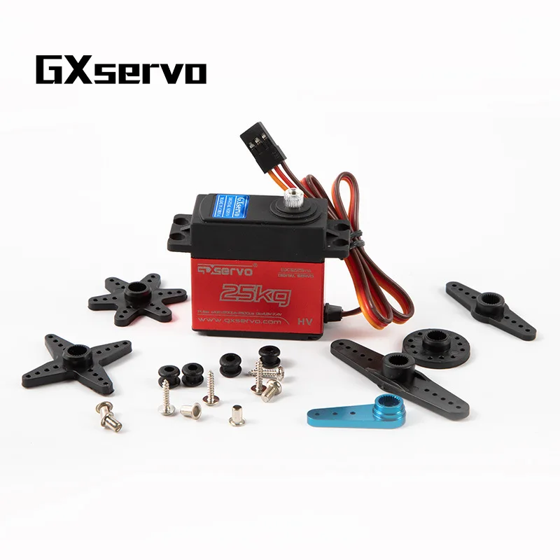 Gx3225mg Digital Servo Robot Aviation Model Servo Motor Vehicle Servo Motor High Torque 25kg Mechanical Arm