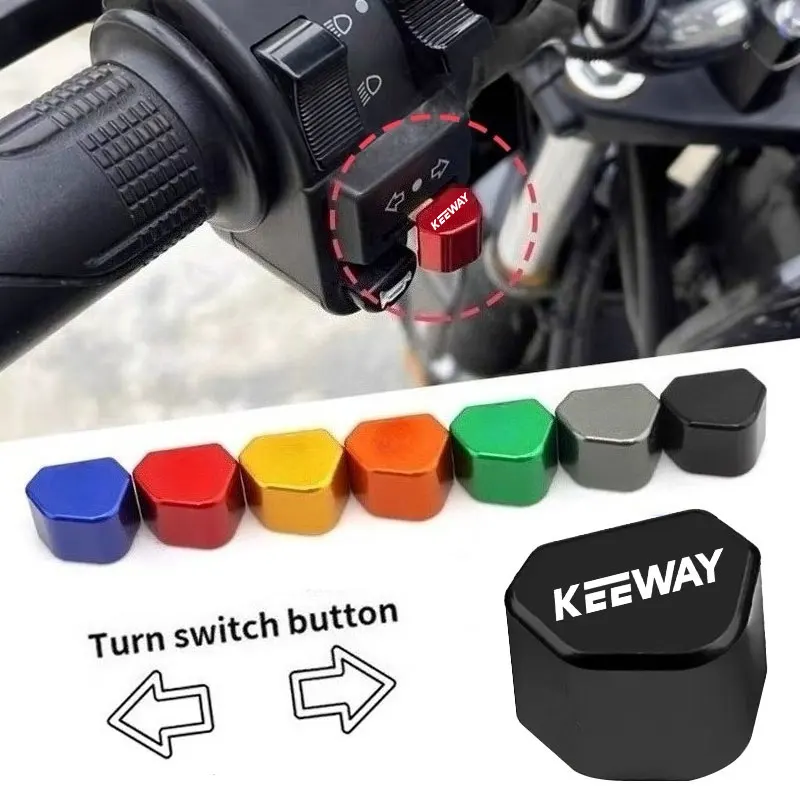 For Keeway Hurricane 50 Vieste 300 Zahara Cityblade K-Light RKV RKF 125 RKS 150 Mototcycle Turn Signal Switch Key cap
