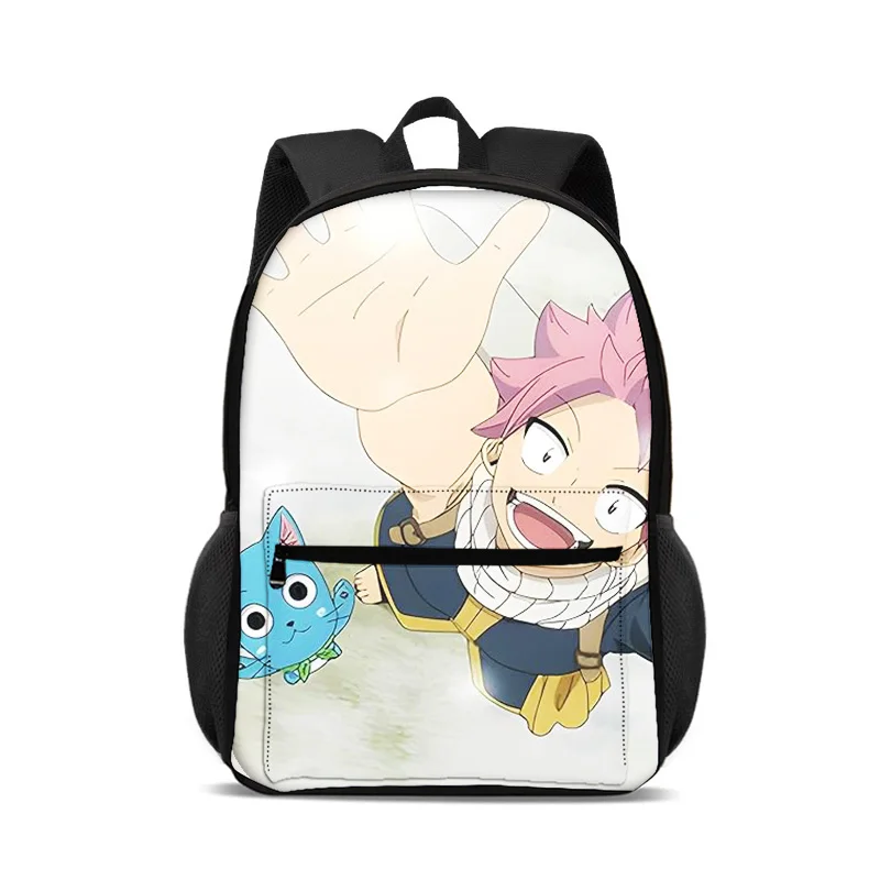FAIRY TAIL Backpack Outdoor Play Cartoon Anime Printed Student Boys and Girls New Lightweight Large Capacity Versatile