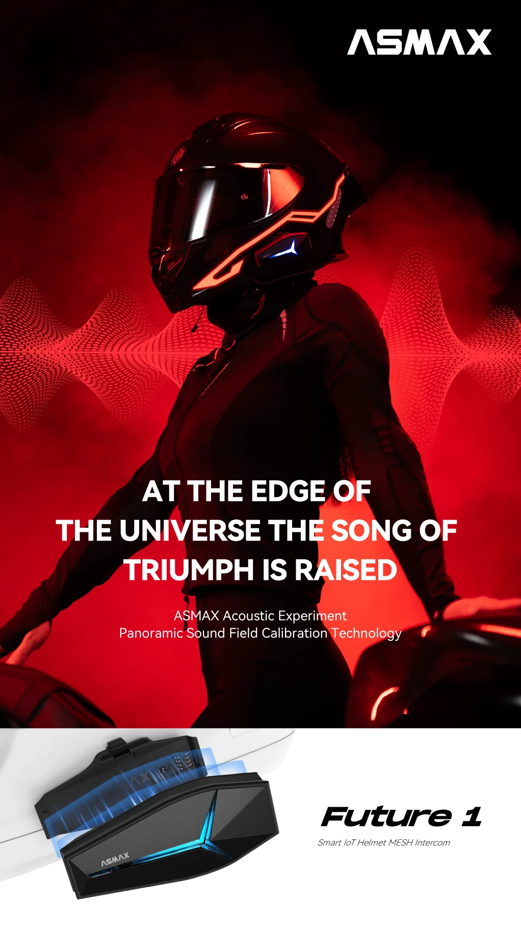 ASMAX Future 1 Motorcycle Helm - огляд і ціна Intercom Headset Helmet