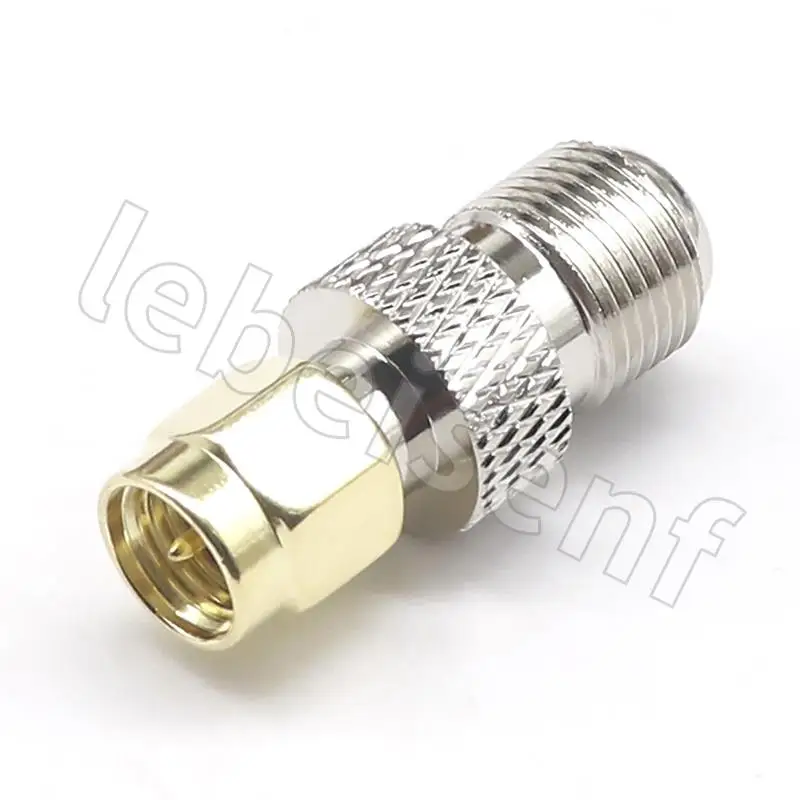 SMA male to F female all-copper radio frequency SMAJ/FK SMA female threaded inner needle to F male threaded inner hole