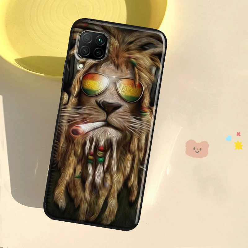 Rasta Lion Case For Huawei Honor X8 X7a X8a X9a 50 70 90 Magic5 Lite P20 P40 P60 P30 Pro Nova 9 Cover