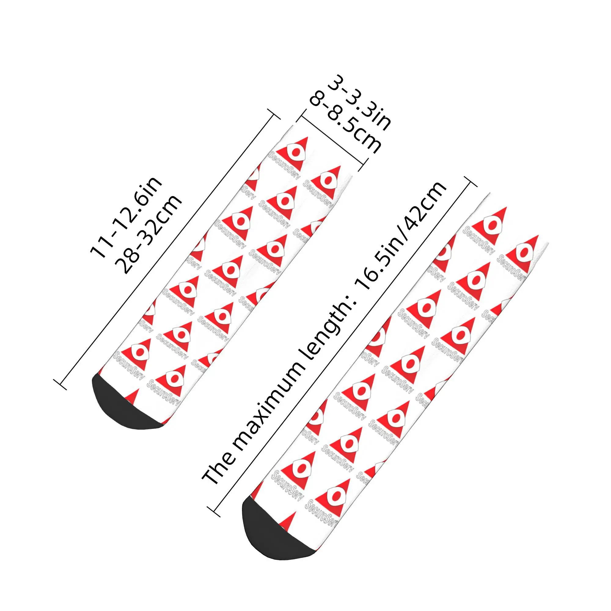 Calcetines SecuroServ para todas las estaciones, calcetines Harajuku de alta calidad, medias informales para hombres y mujeres, regalos