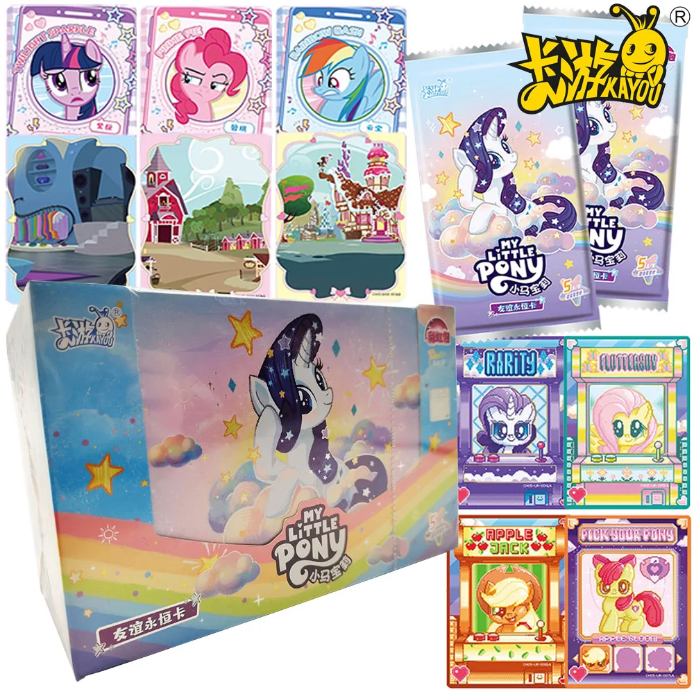 

Original Kayou My Little Pony Collection Card Magic Adventure Animation Cartoon Star Friendship Eternal Limited Card Kids Gifts
