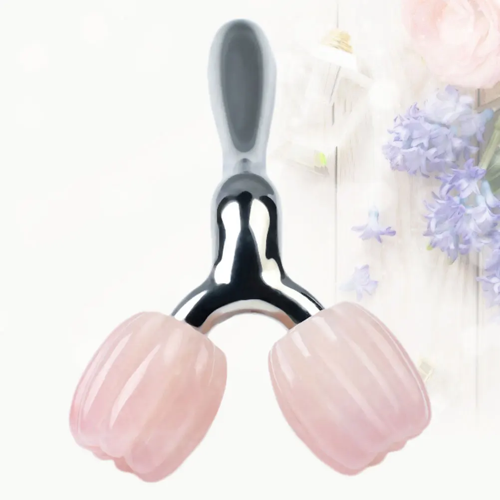 

Natural Crystal Massager 3D Single Head Roller 132X57X13Mm Whole Body Rolling For Face Neck Back Multi-Functional Beauty Spa