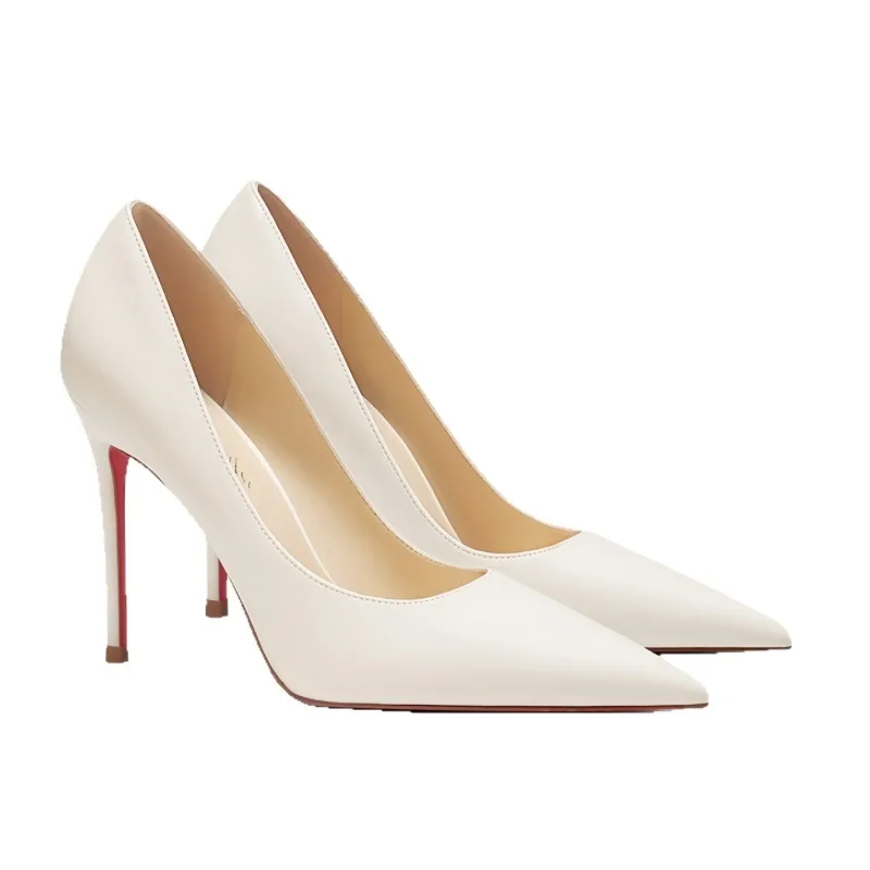 New pointed professional high heels 12cm single shoe women's patent leather versatile fashionable commuting single shoe