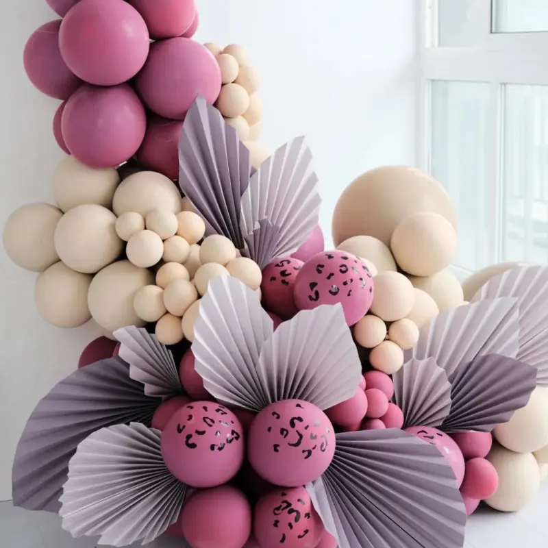 Wedding Guide Origami Fan Pendant Colorful Folding Fan Hanging Paper Garlands Backdrops for Birthday New Year Party Shop Decor