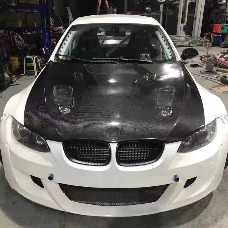 Direct Fit Modified Carbon Fiber Engine Cover For E90 2008-2012