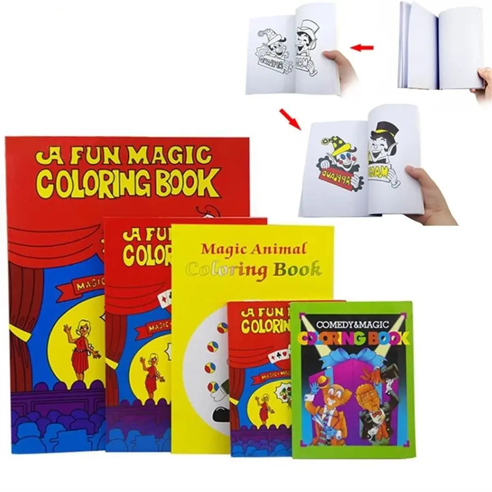 Children Teens Adults Magic Trick Book Magic Prop Magic Coloring Book Comedy Magic Classic Toys Magician Game