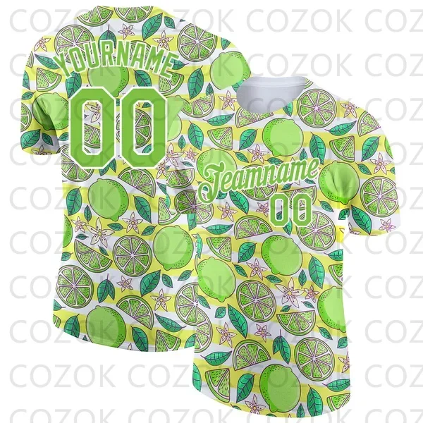 Custome Orange Pattern Football Jerseys for Men Women Unisex Football Short Sleeves Athletic Tee Shirts image 3