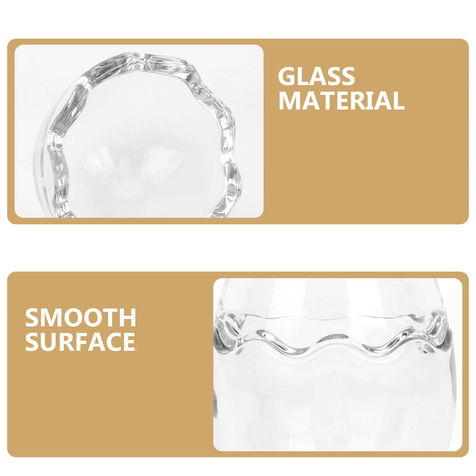 

2Pcs Eggshell Pudding Cups Glass Dessert Cups for Baking Jelly Yogurt Mousse Containers Food Safe Dishwasher Microwave Safe