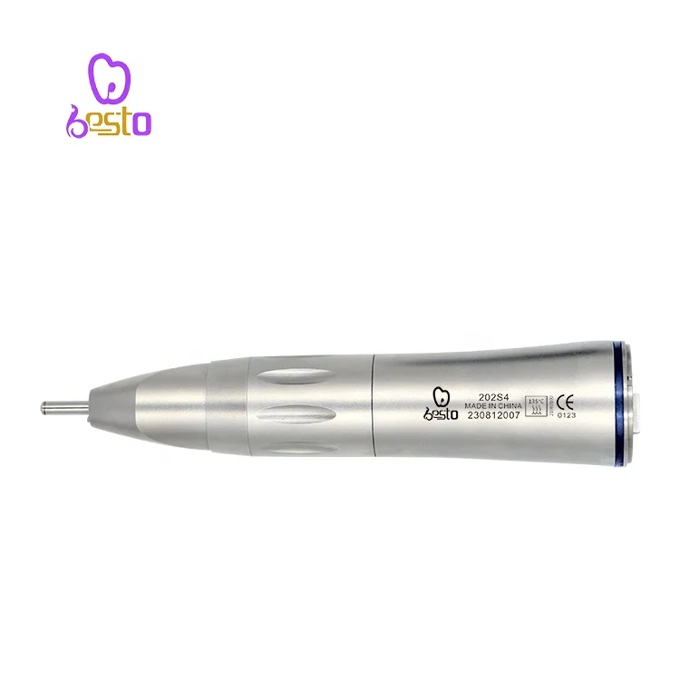 

1:1 den tal Fiber Optic Low Speed Straight Handpiece for Electric Micro Motor den tal Inner water Spray Straight Handpiece