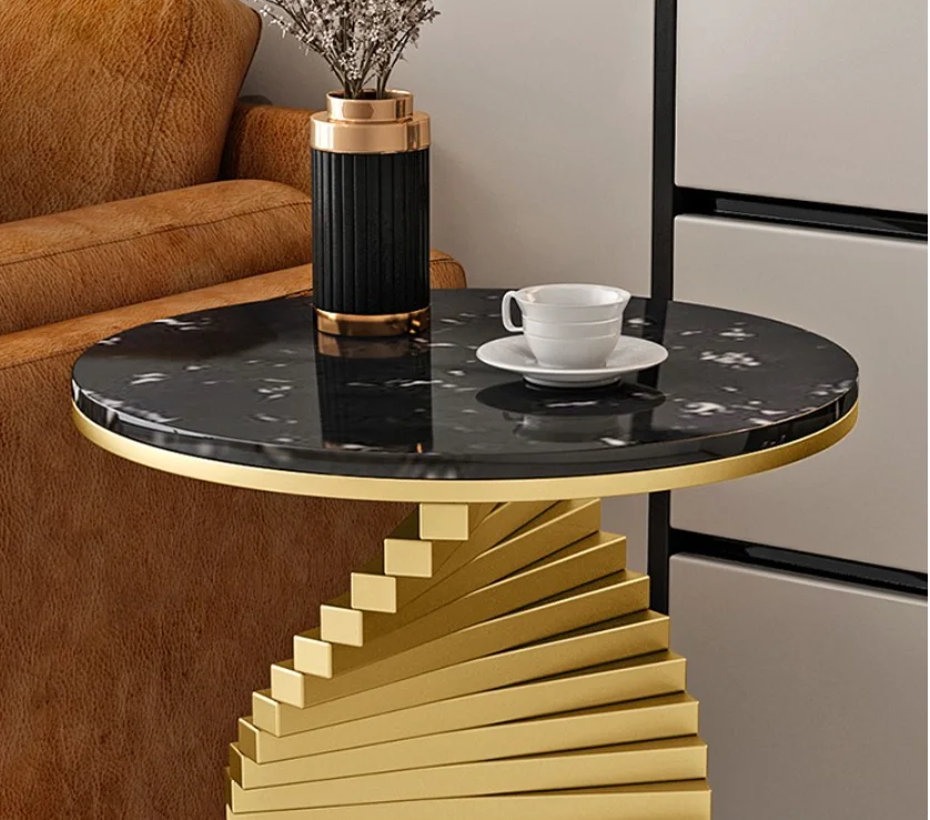 Luxury home furniture gold side table/coffee table