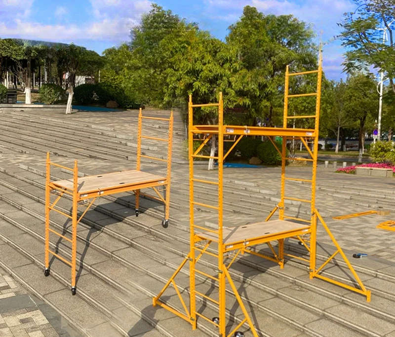 Quick installation multifunctional mobile scaffolding folding lifting platform activity decoration scaffolding horse stool