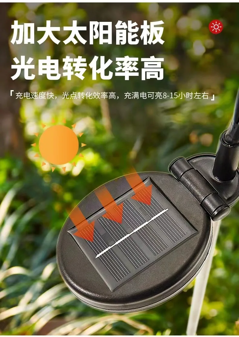 Außenleuchten Solar Rasenlampe Gartenlampe LED windbetriebene Glühwürmchen Bodensteckerlampe für Garten Rasen Landschaft Urlaubslicht