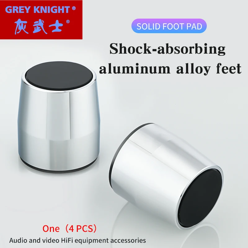 4pcs aluminum alloy solid foot pad speaker shock absorber foot studs professional amplifier CD player tripod