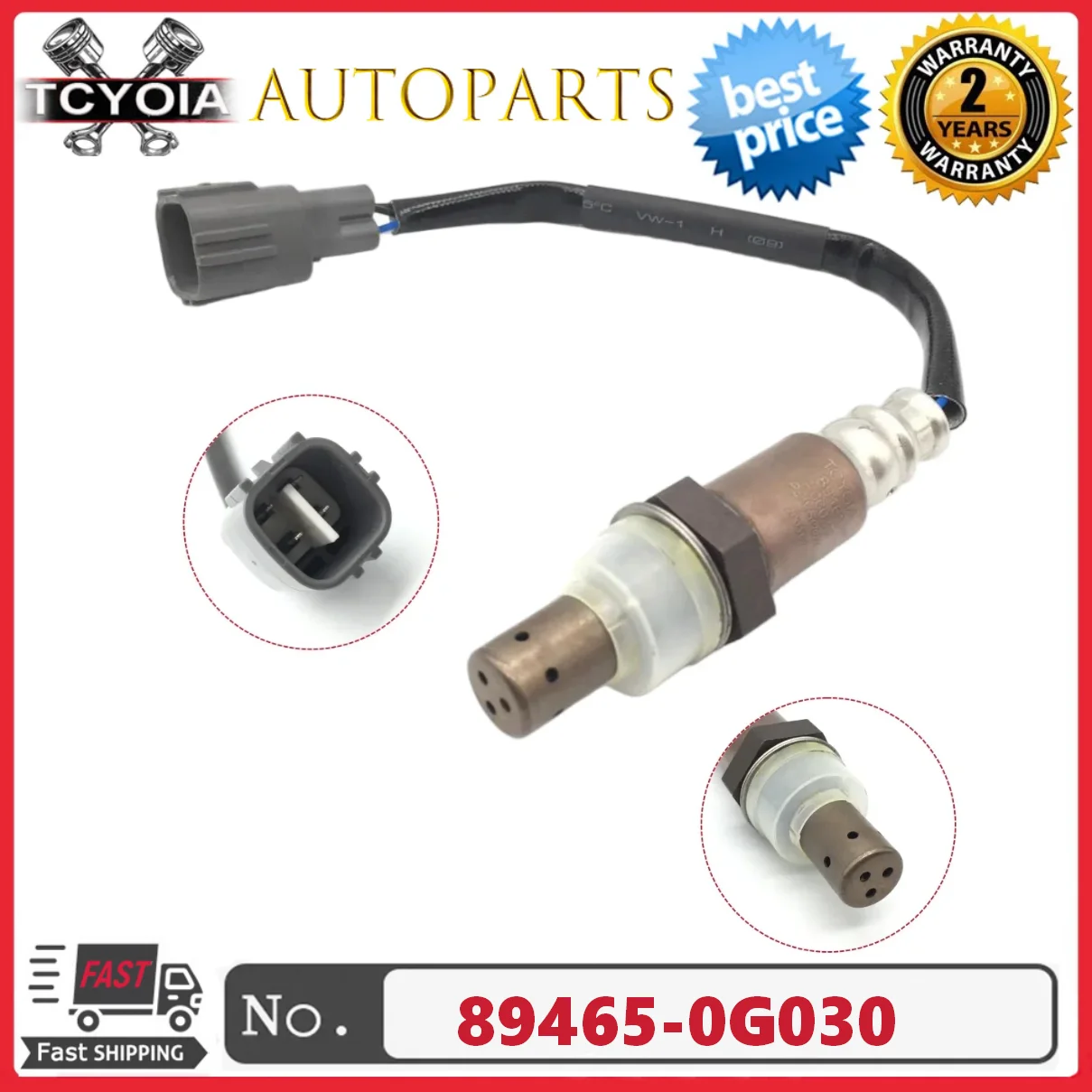

Oxygen Sensor Air Fuel Ratio 89465-0G030 For Toyota Land Cruiser Prado 1GRFE