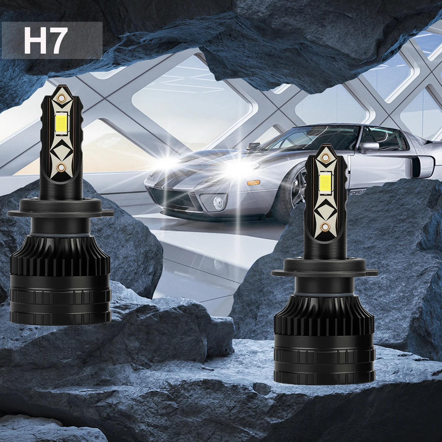 Melhor farol led h7 alto/baixo feixe auto lâmpadas csp 3570 6000k branco super brilhante luz do carro 180w dc12v