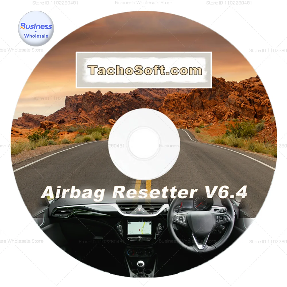 For Car Airbag Latest maintenance software Tachosoft Airbagg Resetter V6.4 deleting crashdata from Airbagg ECU dumps For 19 cars