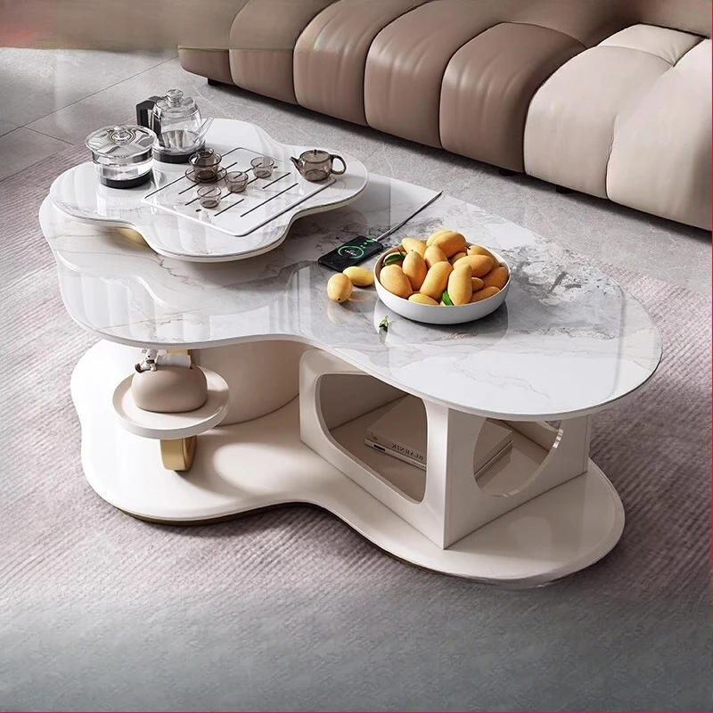 

Italian minimalist rock slab Kung Fu tea table, simple modern living room, home heterosexual coffee table, office, coffee table