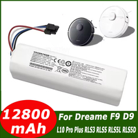 100% Original Battery for Dreame Robot Vacuum Mop Cleaner D9 F9 L10 L10 Pro 12800mAh Lithium-ion Battery Pack 4INR19/66-2