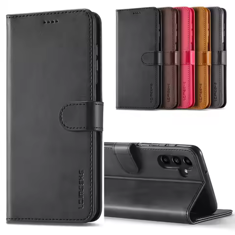 Flip Leather Wallet Case for Samsung A56 A55 A54 A53 A52 A50 A42 A36 A35 A32 A26 A25 A23 A22 A16 A15 A14 A13 A12 A05 A05S Case