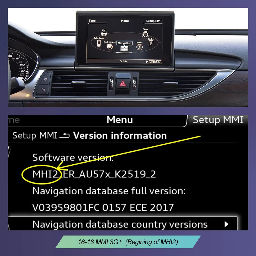 Road Top Wireless CarPlay für Audi A6 C6 A7 C7 S6 S7 2012-2018 Android Auto mit AirPlay Mirror Link Car Play Funktionen
