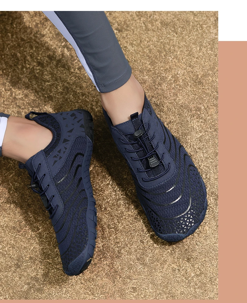Summer Wide-Head Wading Shoes Men Barefoot Upstream Sketch Shoes Fitness Cycling Yoga Casual Sandals Women Water Sports Shoes