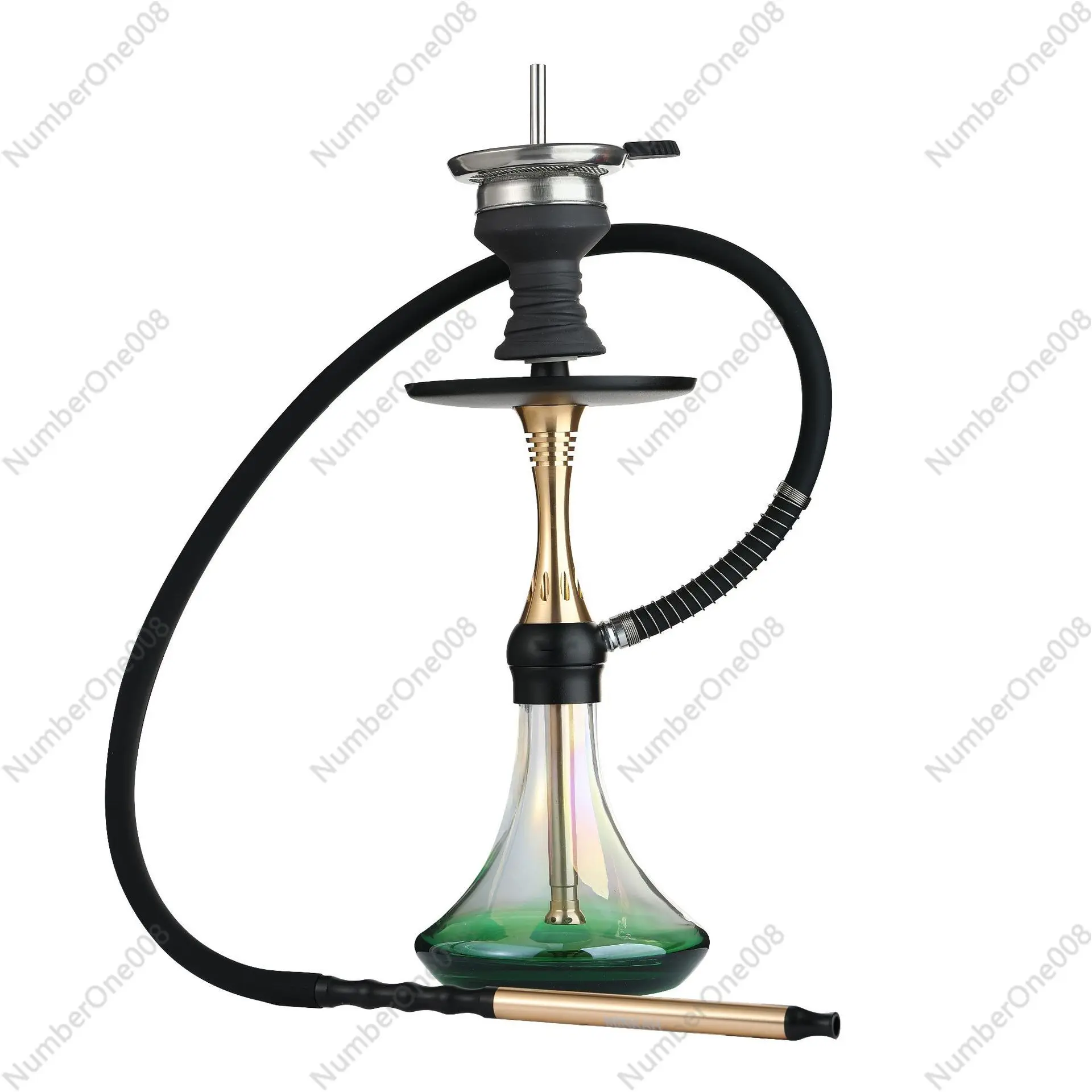 

Arab Shisha Apache Nine-hole Aluminum Alloy Hookah Cigarette Pot