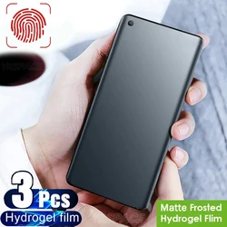 3Pcs Matte Hydrogel Film For Realme 10 11 12 12X 13 14X 14 GT Neo 5 6T 6 SE 7 Pro Plus Soft Screen Protector Anti Fingerprint